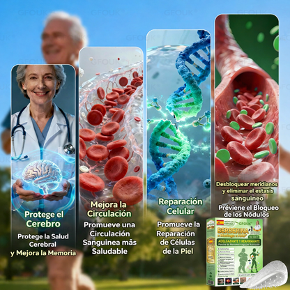 🏆👨‍⚕️GFOUK® 𝐁𝐞𝐫𝐛𝐞𝐫𝐢𝐧𝐞 · Castaño de caballo × 🌿NAD+ 10 en 1 Parche Avanzado de Nano Microneedle — 🌿 Una vez al día, resultados visibles en 7 días (obesidad, piel flácida, diabetes, apnea del sueño, problemas articulares y más)🎁