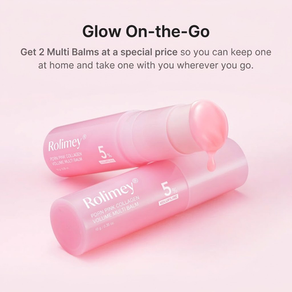 💜LAST DAY - BUY 1 GET 1 FREE💜Pink Collagen Volume Multi Balm