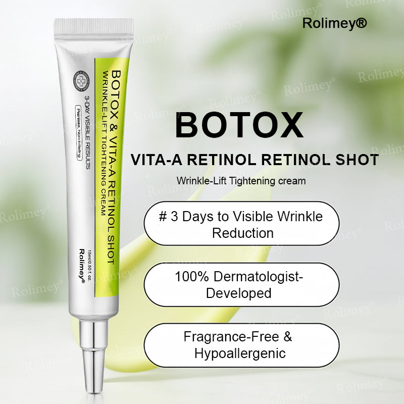 🍇Made and shipped from the USA 💫Rolimey® Botox & Vita-A Retinol Shot Wrinkle-Lift Tightening cream - Last Day Promotion 70% OFF