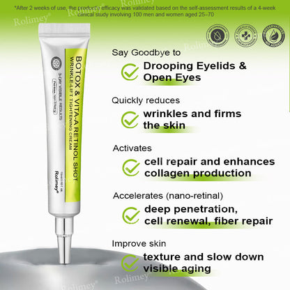 🍇Made and shipped from the USA 💫Rolimey® Botox & Vita-A Retinol Shot Wrinkle-Lift Tightening cream - Last Day Promotion 70% OFF