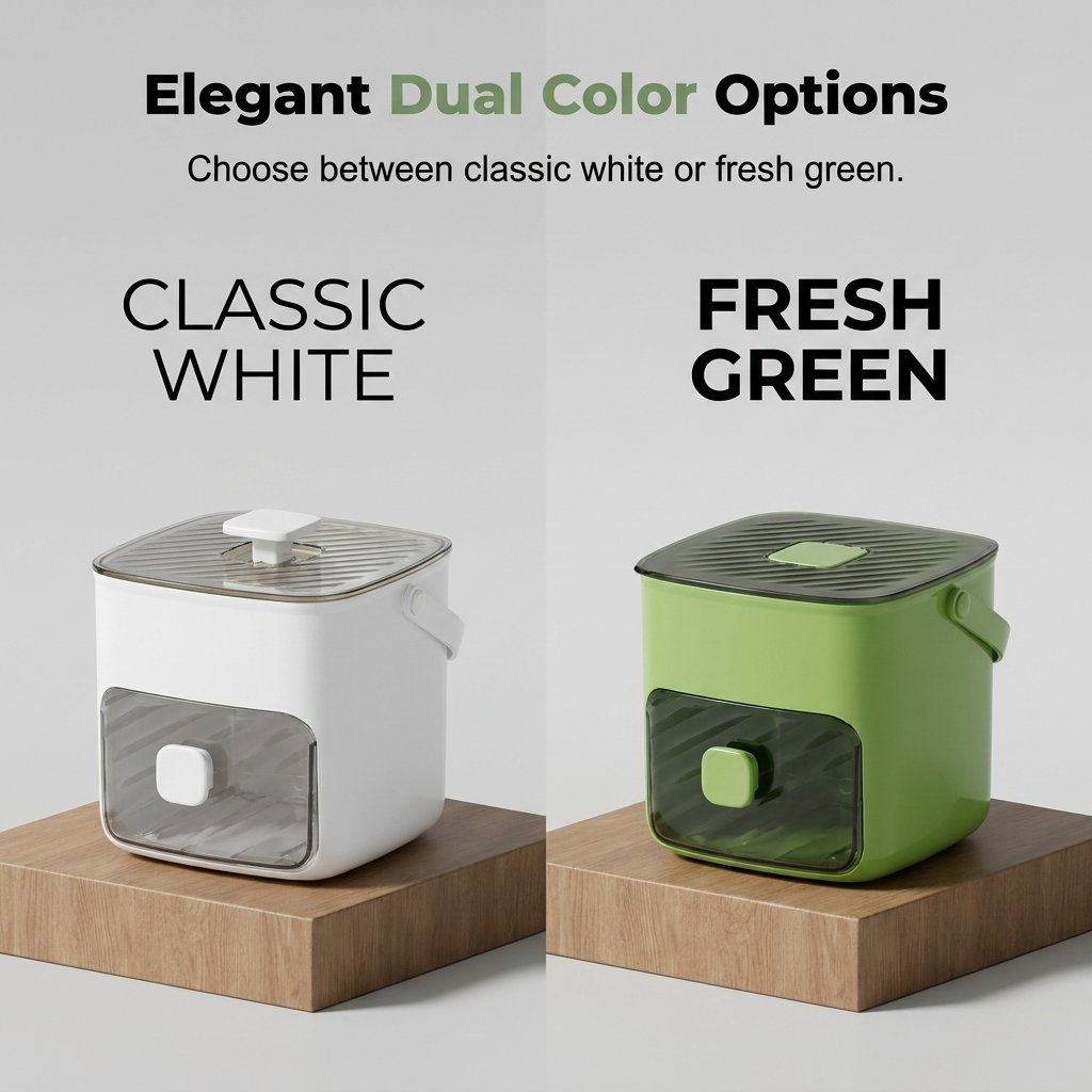 🧊❄️ 2-in-1 Ice Cube Tray with Handle & Storage Bin  | Leak-Proof, Easy-Release Ice Mold for Summer Drinks
